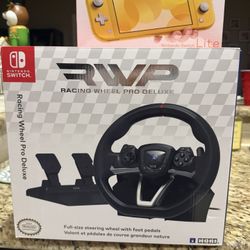 Nintendo Switch And RWP Racing Wheel 