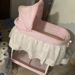 Baby Girl Bassinet Pink