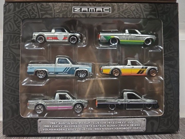 Hot-wheels Zamac 6 Pack Truck Set