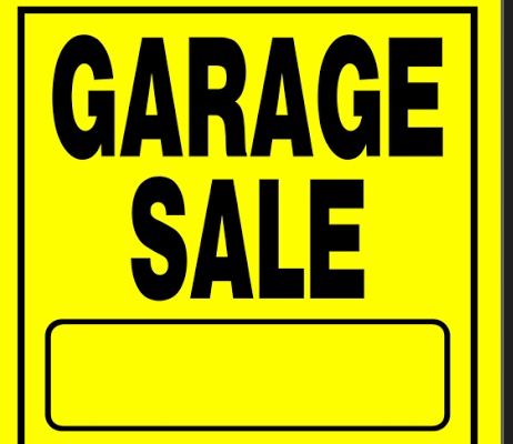 GARAGE SALE TODAY!!!!