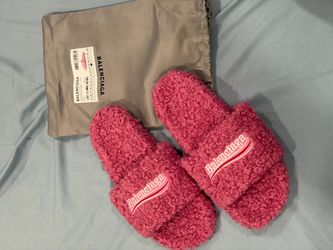 Balenciaga slides pink size us 12