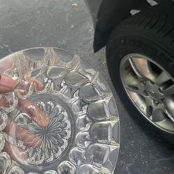 Heavy Glass Ashtray 