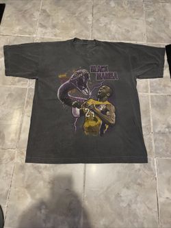 Vintage Y2K Kobe Bryant Black Mamba Thunder Faded T-Shirt SZ XL
