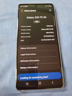 Galaxy S20 FE 5G