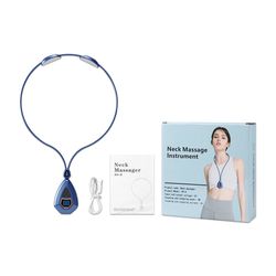 Neck Point Massager, Neck Acupuncture Point Lymphvity Massager, Portable Heated Neck Massager with 5 Modes to Relieve Fatigue and Pain in the Neck and