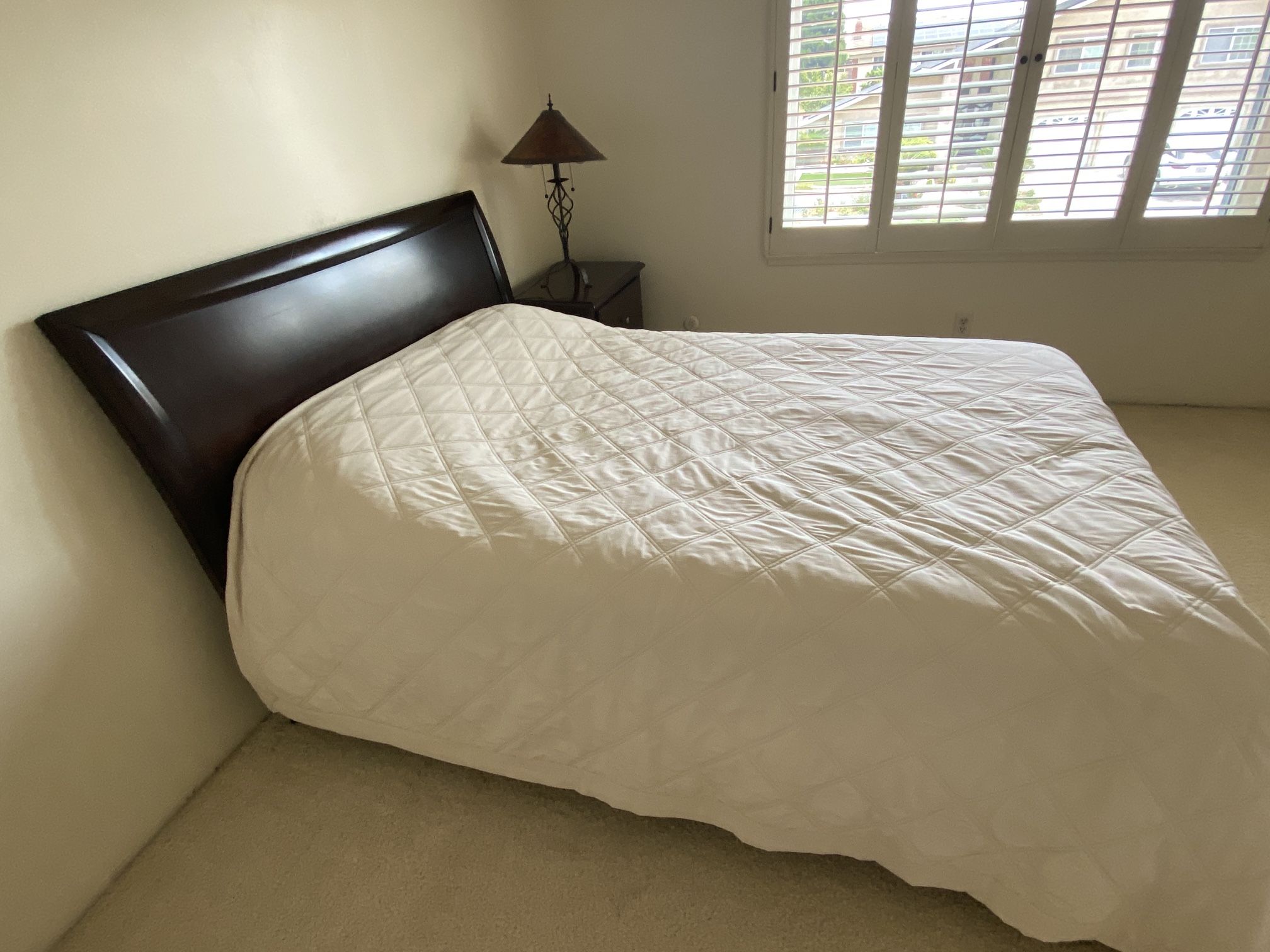 Bed Frame and Nightstand