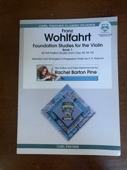 New Violin Lesson Books & Boxwood Chin Rest