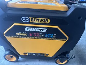 GiDrox Inverter Generator 11,000watts Dual Fuel