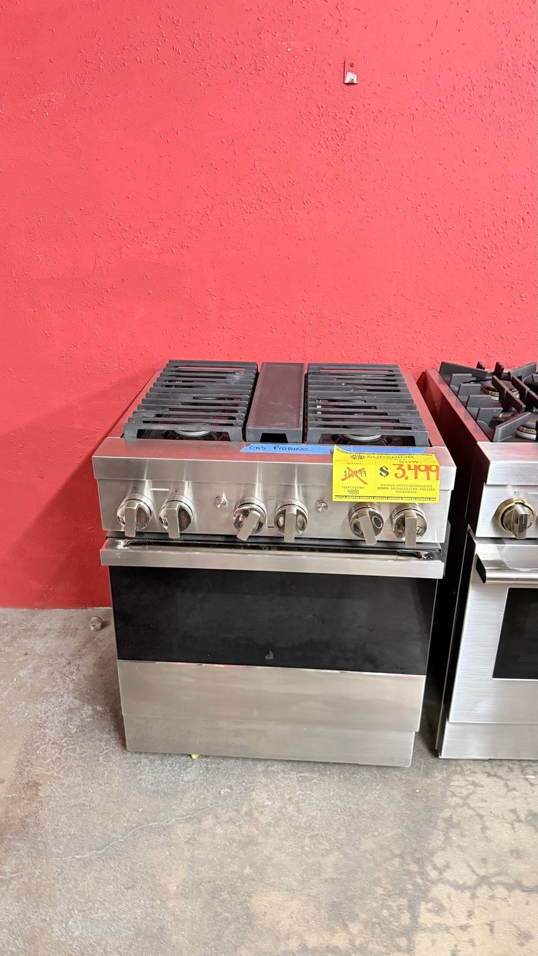 30 INCH JENN AIR GAS STOVE