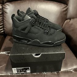Nike Air Jordan 4 Retro Black Cat Size 10