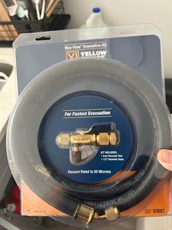 NEW Yellow Jacket Max-Flow Evacuation Kit (93887) - HVAC