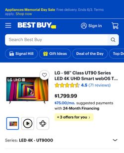 Lg Tv 98’inch