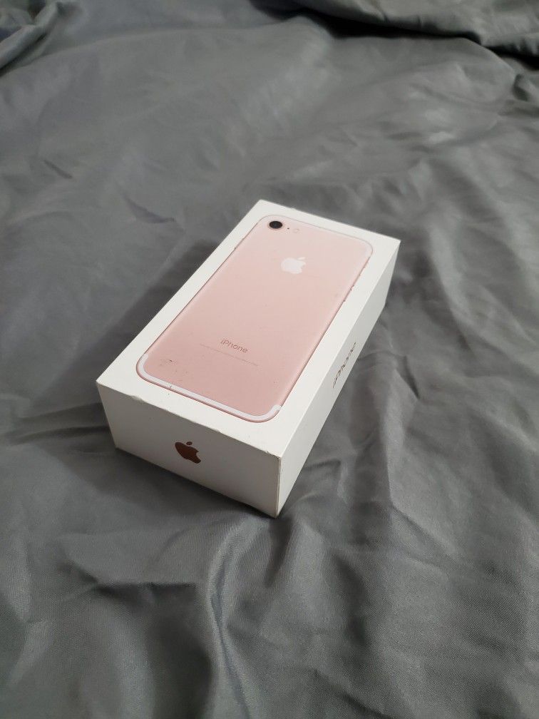 Iphone 7 BOX only No Charger Or Cord