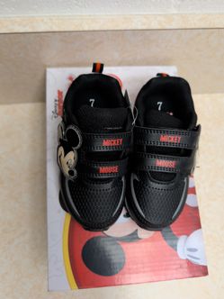Mickey Mouse Athletic Shoes ( Size 7)