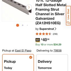 Deep Slotted Unistrut 