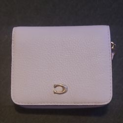 Coach White Wallet