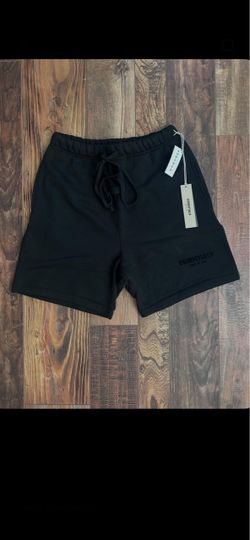 Fear of God Essentials Black Sweat Shorts