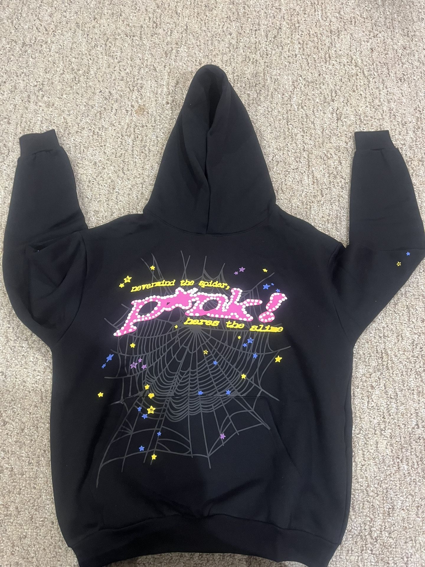 Sp5der Pink Hoodie