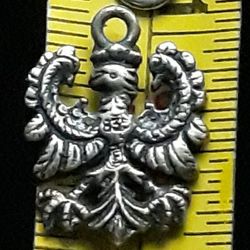 German Eagle Pendant, Polish Eagle pendant, Bundesadler Eagle Necklace, Eagle Charm  