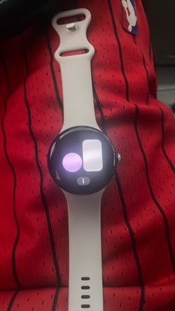 Google Pixel Watch with White Band