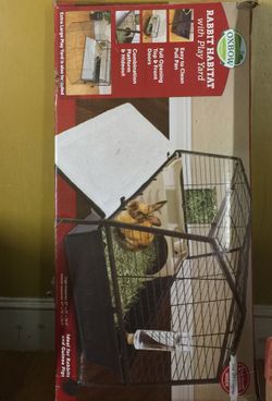 Rabbit habitat with play yard