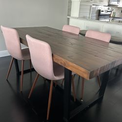 Durango 72 in. Mahogany Rustic Urban Industrial Farmhouse Distressed Solid Wood Dining Table