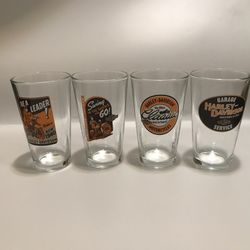 Vintage Harley-Davidson 16oz Cup 4Ct