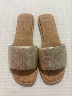Gold Tory Burch sandals