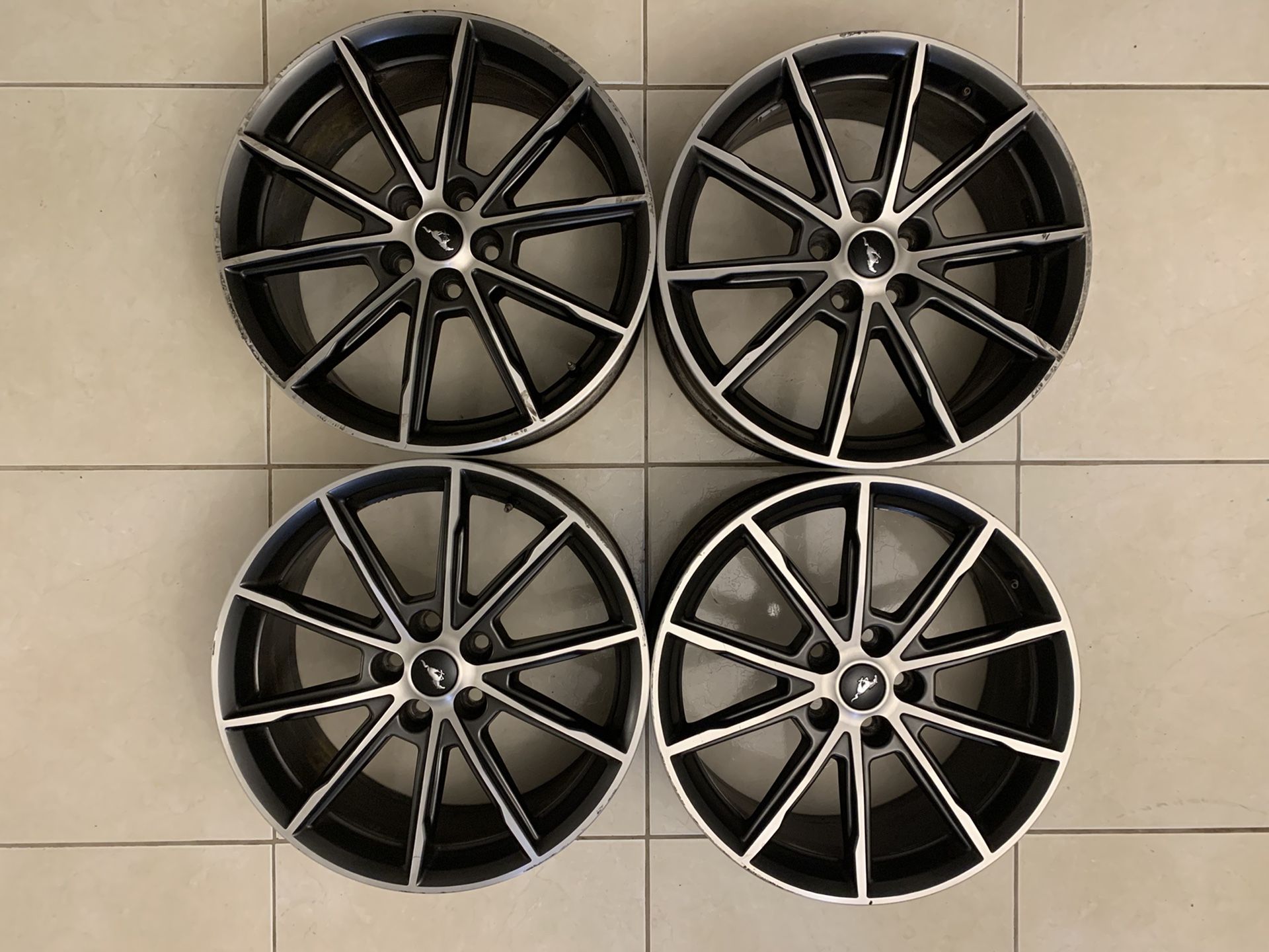 Ford Mustang 10-spoke OEM Rims Wheels 19” 19x8.5