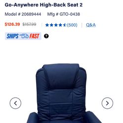 West Marine Boat Seat- Set Of 2 