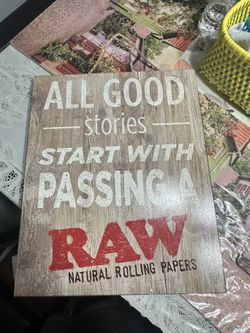 Raw Wooden Sign 