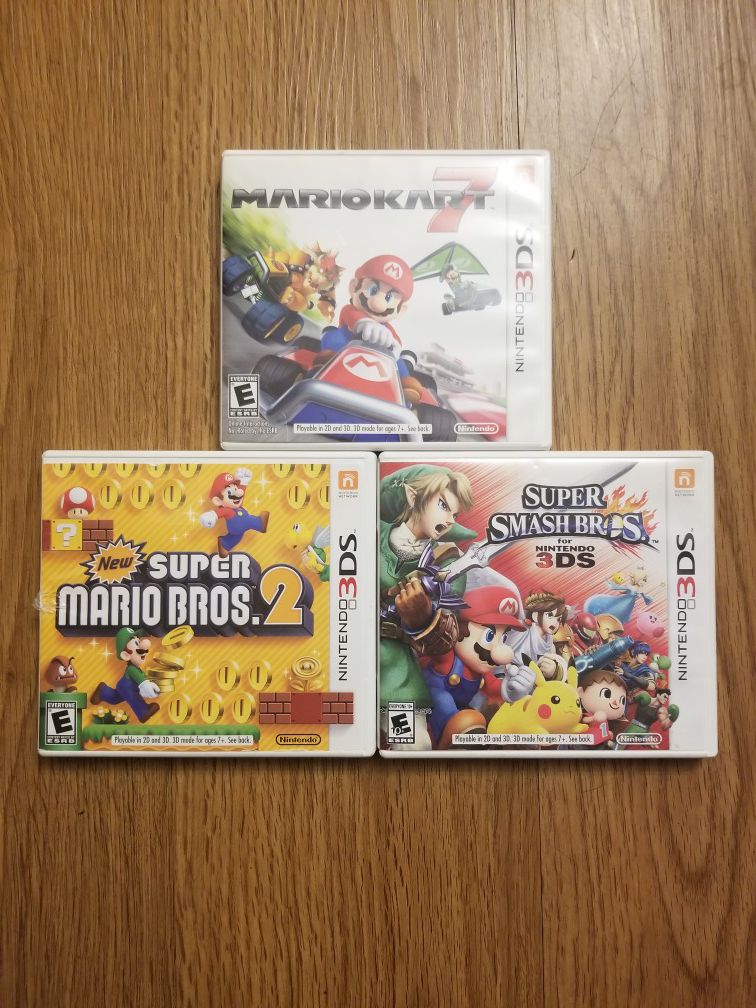 3DS AND 2DS Games