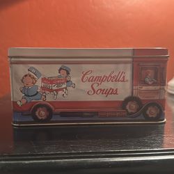 Vintage Campbells Soup Truck Tin