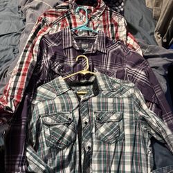 Mens Size Large BKE Long Sleeve Lot