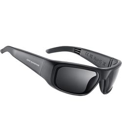 OhO Smart Glasses,Polarized Sunglasses with Bluetooth Speaker,Athletic/Outdoor UV Protection and Voice Control,Unisex(Grey Lens)