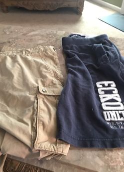 Men's Levi shorts and Ecko (include 2 pair)