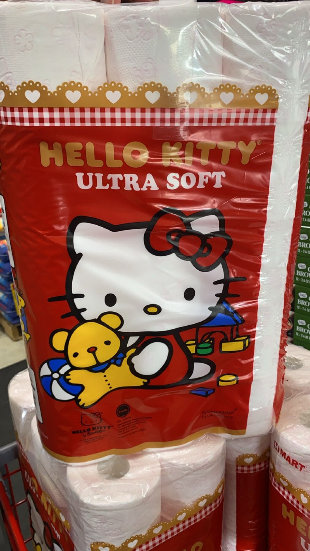 Very Rare & Popular Hello Kitty Toilet Paper 