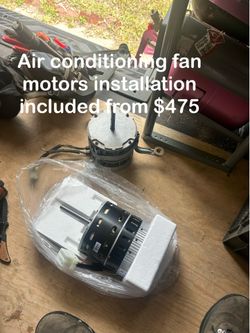 Air conditioning fan motors