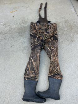  Camouflage Neoprene Waders Size 8