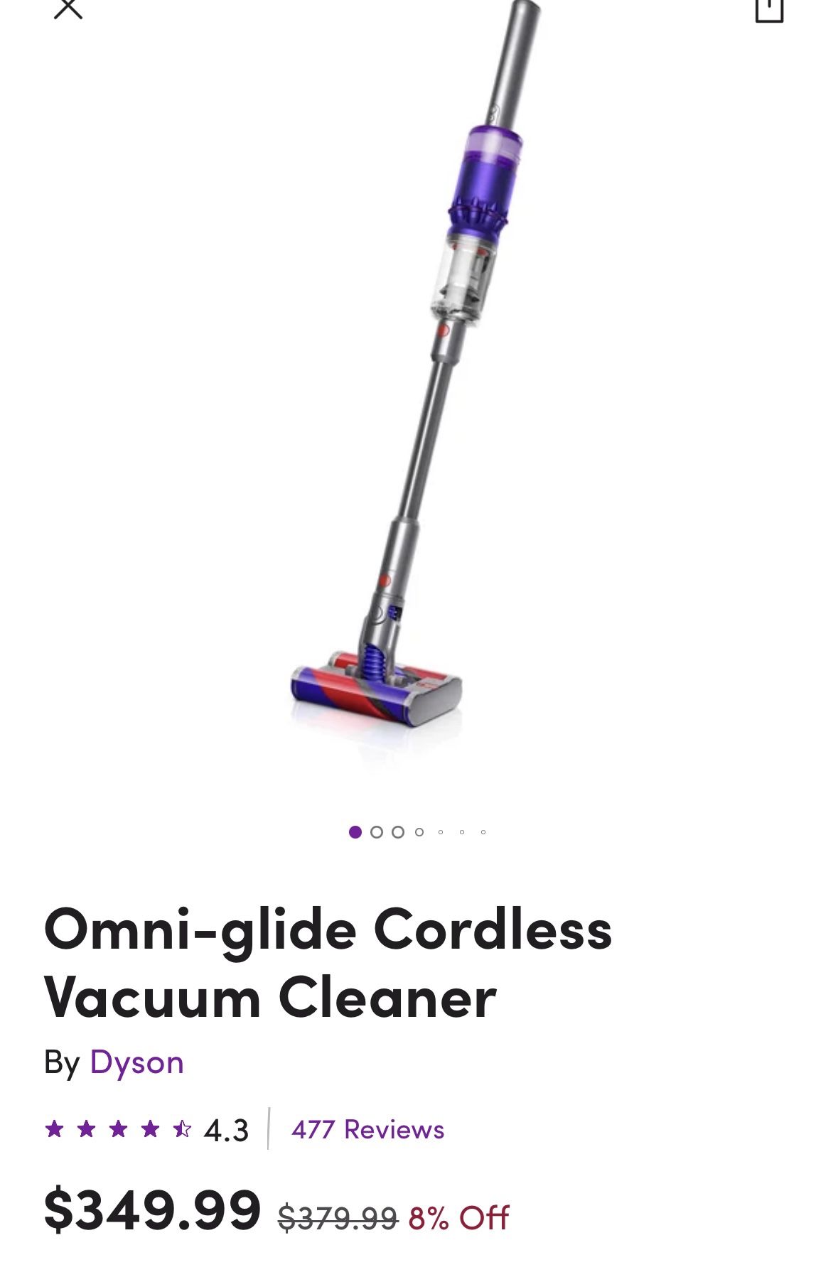 Dyson Omni-glide™ Cordless Vacuum Cleanser