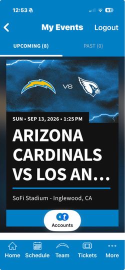 Chargers vs Cardinals Tickets