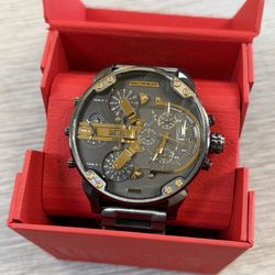 Diesel Mr. Daddy 2.0 Stainless Steel Chronograph Mens Watch