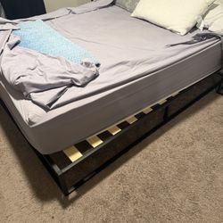 Queen Size Mattress & Frame For Sale