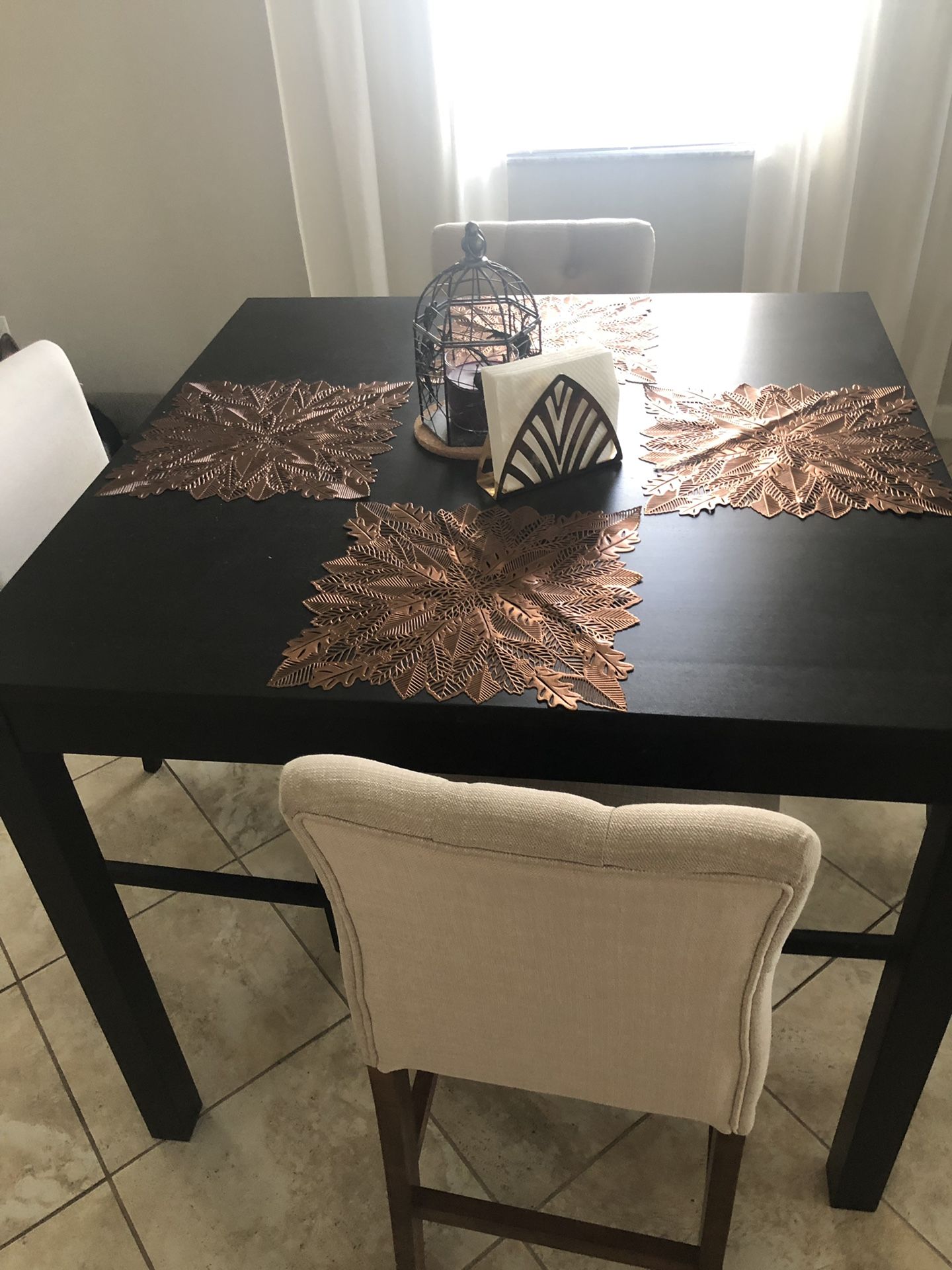 Counter height dining set