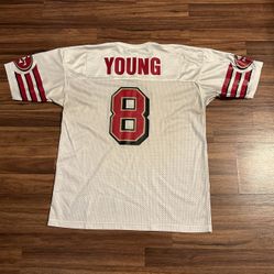 VTG 90’s Champion San Francisco “Steve Young” Jersey, Size: 44 (Large) 