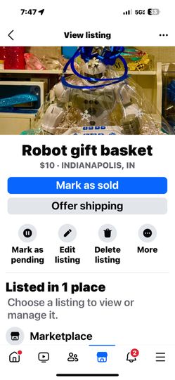 Robot Gift Basket 