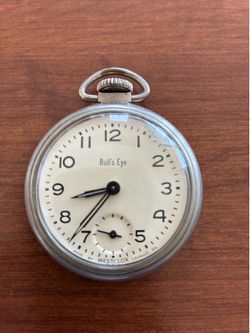 Westclox Vintage Bulls’s Eye pocket watch