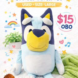 Large Bluey Plush Stuffed Toy