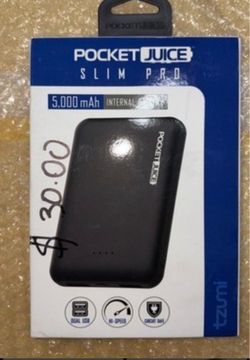 Tzumi Pocket Juice Slim Pro 5,000mAh portable power bank