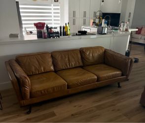 Real Genuine Leather Sofa
